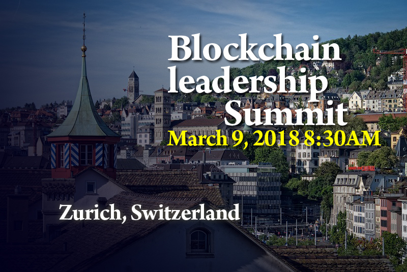 Саммит по Блокчейн и Крипто технологиям в Цюрихе (Швейцария)